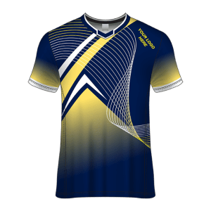 V- Neck Short Sleeve Men Custom Sublimated Jerseys SBTJR1809914