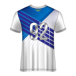V- Neck Short Sleeve Men Custom Sublimated Jerseys SBTJR1809916