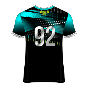 V- Neck Short Sleeve Men Custom Sublimated Jerseys SBTJR1809918