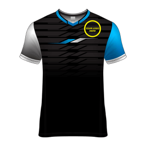 V- Neck Short Sleeve Men Custom Sublimated Jerseys SBTJR1809919