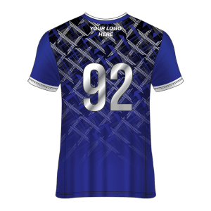 V- Neck Short Sleeve Men Custom Sublimated Jerseys SBTJR1809922