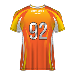 V- Neck Short Sleeve Men Custom Sublimated Jerseys SBTJR1809924