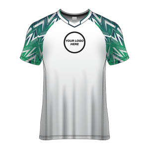 V- Neck Short Sleeve Men Custom Sublimated Jerseys SBTJR1809925