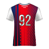 V- Neck Short Sleeve Men Custom Sublimated Jerseys SBTJR1809927 - Thumbnail Image 2