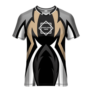 V- Neck Short Sleeve Men Custom Sublimated Jerseys SBTSI18206