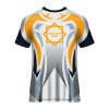 V- Neck Short Sleeve Men Custom Sublimated Jerseys SBTSI18209 - Thumbnail Image 2