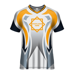 V- Neck Short Sleeve Men Custom Sublimated Jerseys SBTSI18209