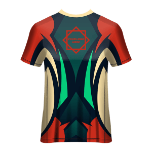 V- Neck Short Sleeve Men Custom Sublimated Jerseys SBTSI18211