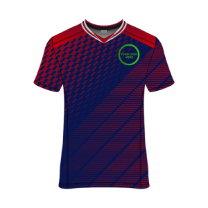 V- Neck Short Sleeve Men Custom Sublimated Jerseys SBTSI18214