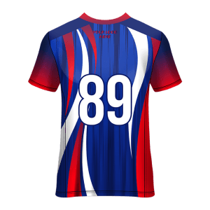 V- Neck Short Sleeve Men Custom Sublimated Jerseys SBTSI18215