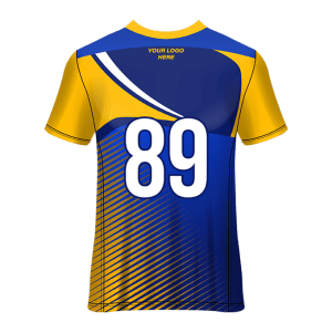 V- Neck Short Sleeve Men Custom Sublimated Jerseys SBTSI18216