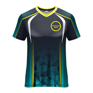 V- Neck Short Sleeve Men Custom Sublimated Jerseys SBTSI18218