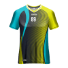 V- Neck Short Sleeve Men Custom Sublimated Jerseys SBTSI18219 - Thumbnail Image 3