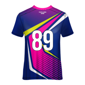 V- Neck Short Sleeve Men Custom Sublimated Jerseys SBTSI18223