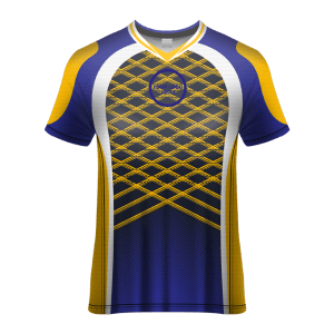 V- Neck Short Sleeve Men Custom Sublimated Jerseys SBTSI18228