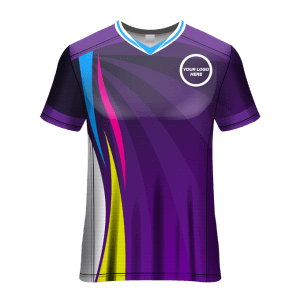 V- Neck Short Sleeve Men Custom Sublimated Jerseys SBTSI18230