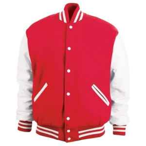 The Varsity Quilt-Lined Wool Leather Jacket Jacket