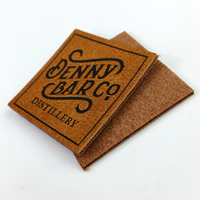 custom leather labels