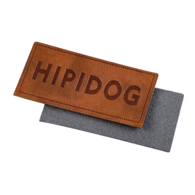 custom leather labels