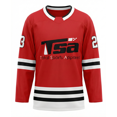 Men V-Neck Inset Hockey Jersey