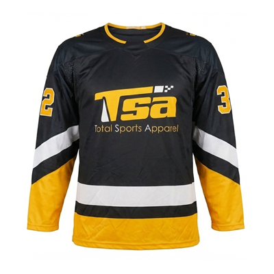 Men Crew-Neck Inset Hockey Jersey