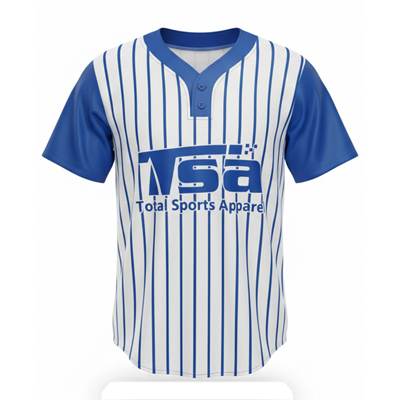 Baseball 2-Button Jersey Pinstripe