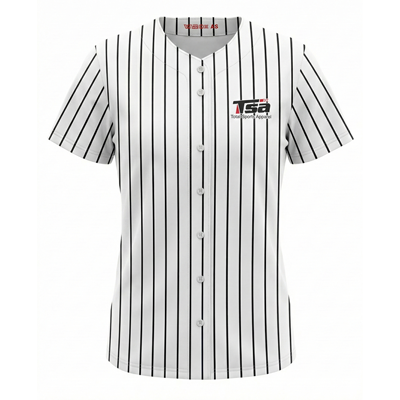 Women Full Button Softball Jersey