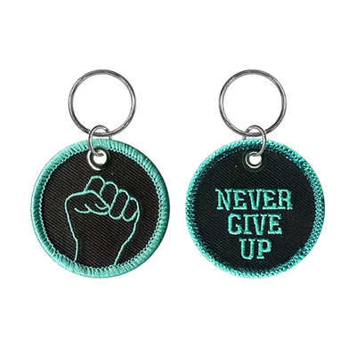 Custom Embroidered Keychains