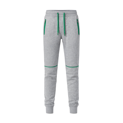 Men Gym Sweatpants with Knee Seam Line
