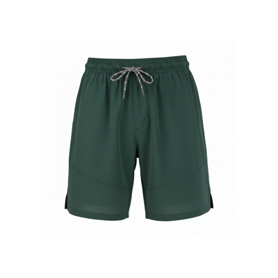 Men Track Shorts with Side Vents