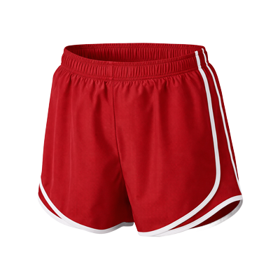 Women Mesh Side Panel Gym Shorts
