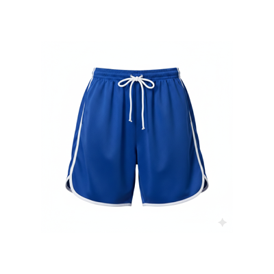 Women Performance Piped Track Shorts