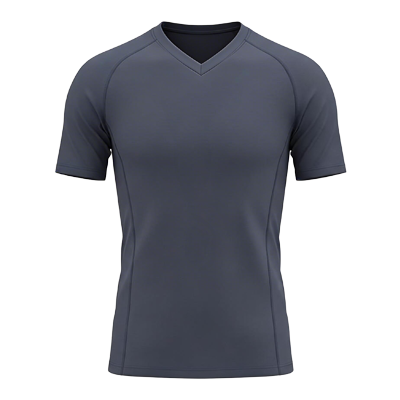 Men Short Sleeve V-Neck Yoga Shirt
